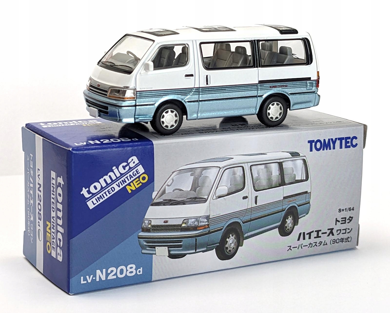 Tomica Limitovaný Vintage Toyota Hiace Wagon Custom LV-N208d