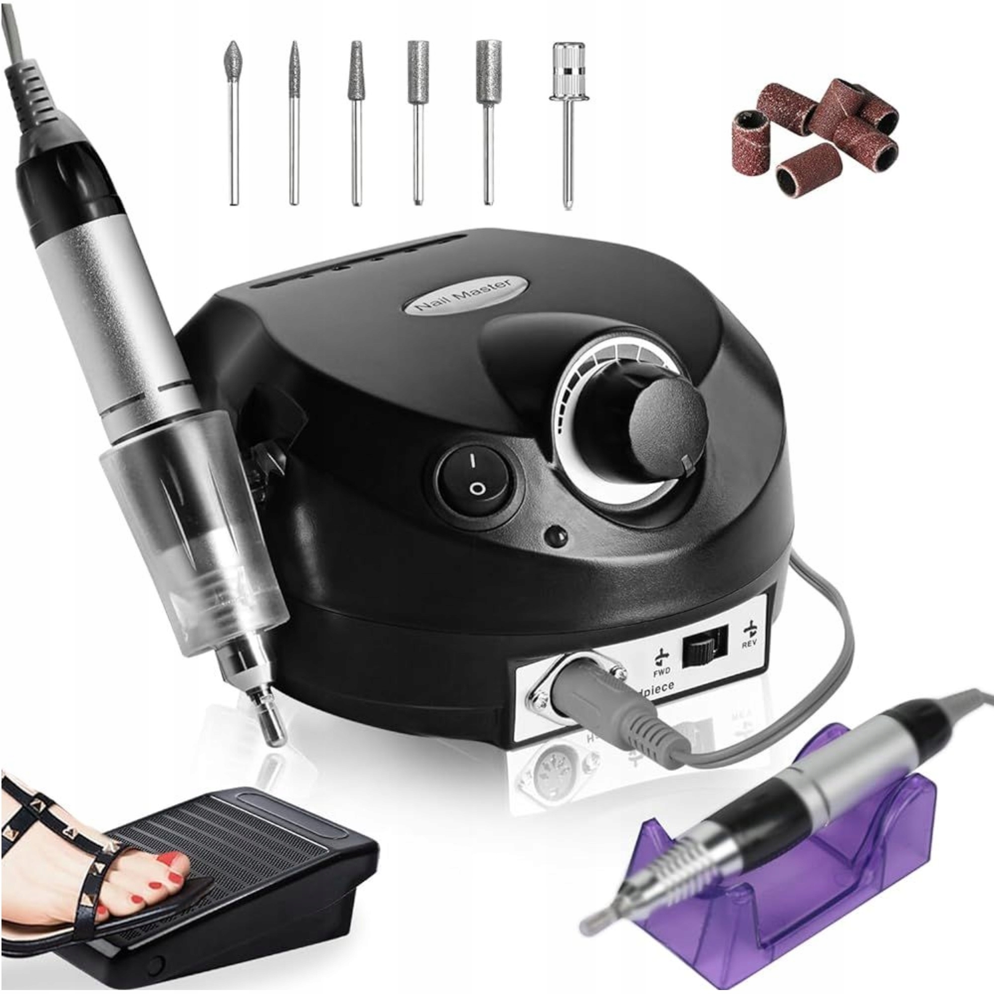 Frezarka Do Paznokci Profesjonalna Manicure Pedicure 65W Frezy