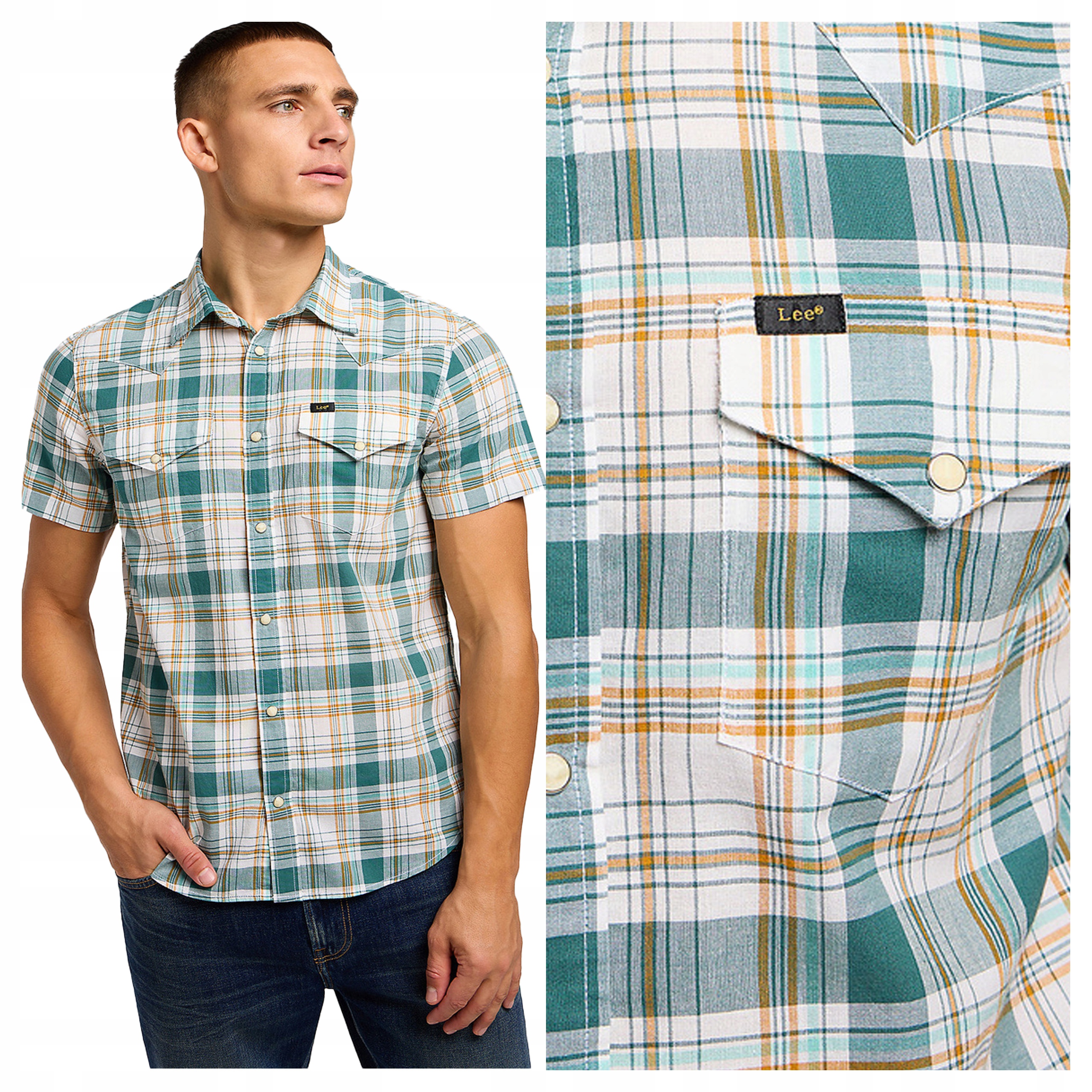 Lee Ss Western Shirt S Pánská košile