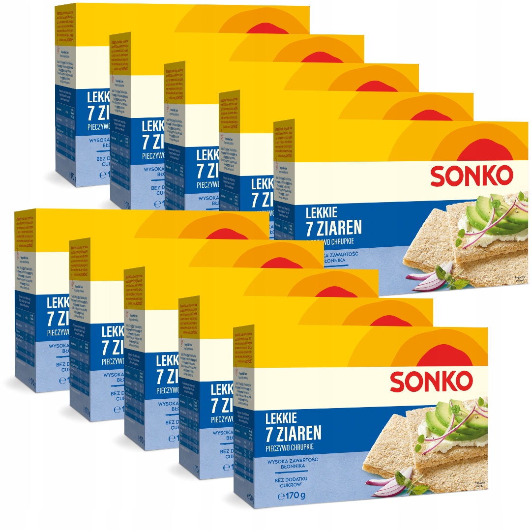 Levně Sonko Lehké pečivo 7 zrn 170 g x 10 g