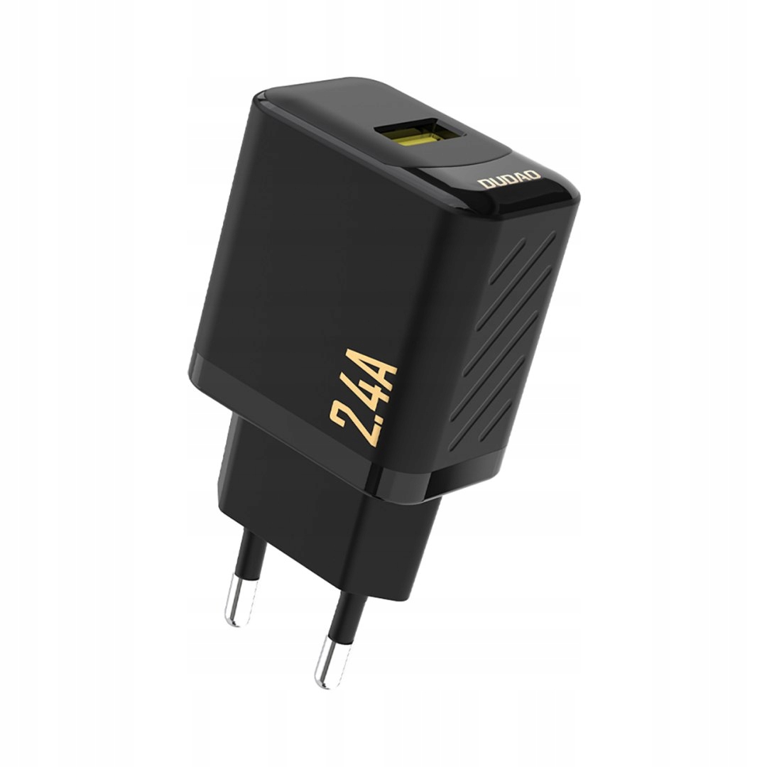 Ładowarka sieciowa 2.4A Usb-a czarna