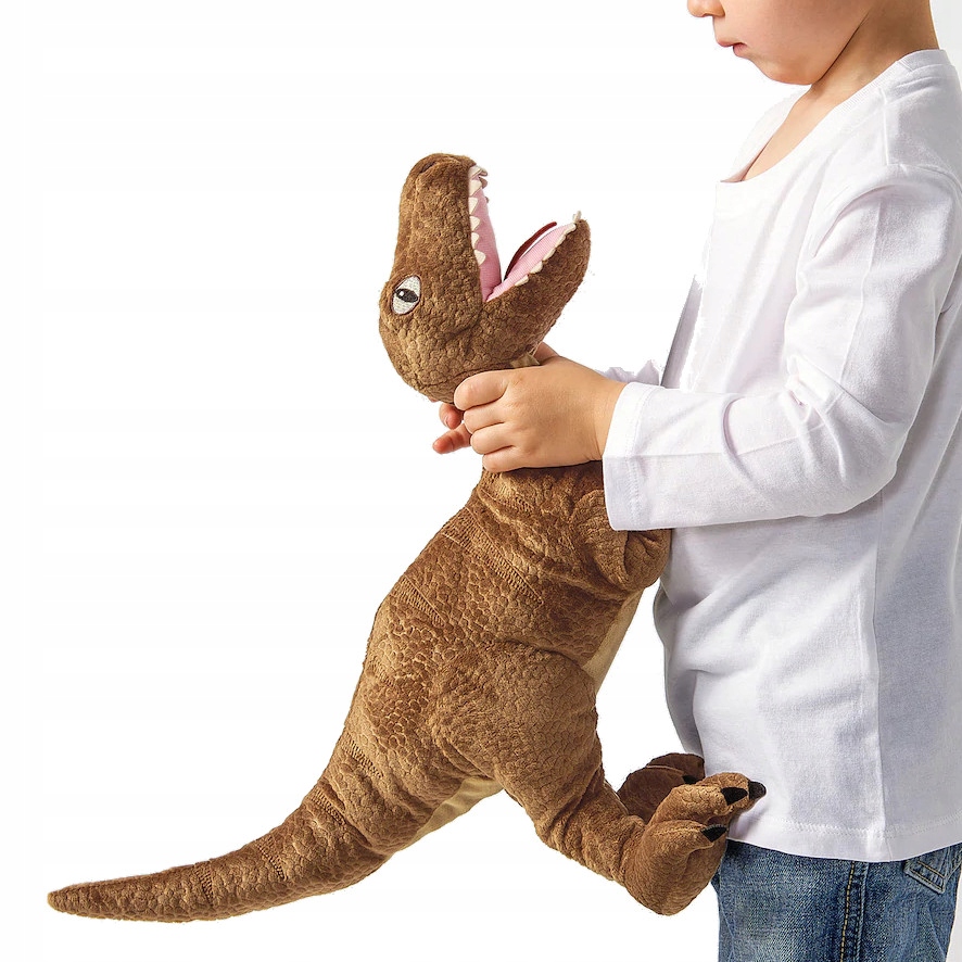 

Ikea Jattelik Welociraptor Pluszowy dinozaur 44cm