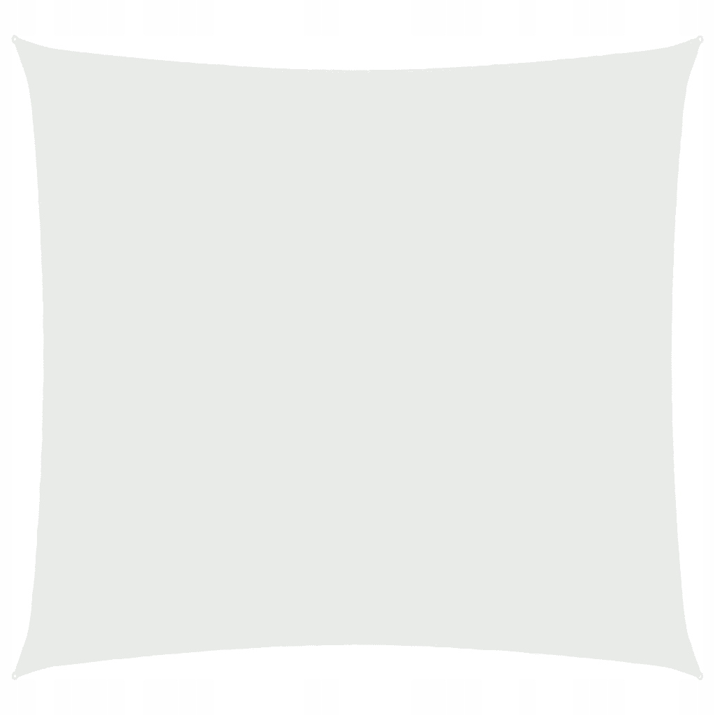 Oxfordová plachta Pu 7 x 7 m bílá v sadě s upevňovacími prvky a lany