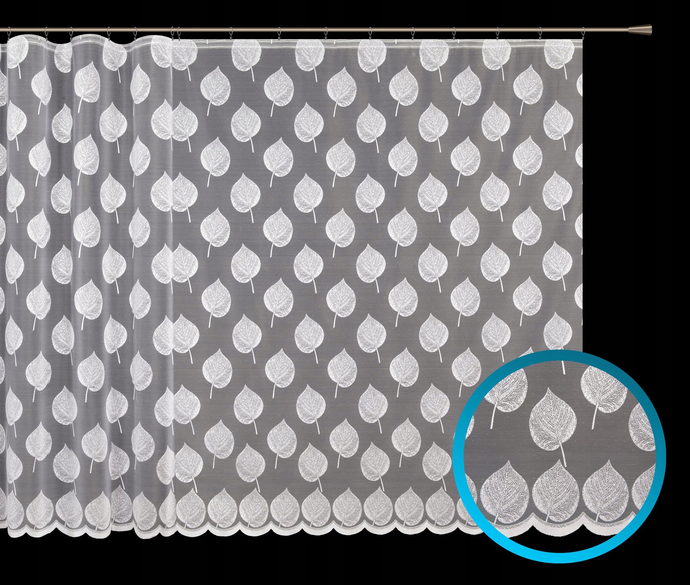 Mg Záclona 4609 Bílá 400x250 hotová Bt