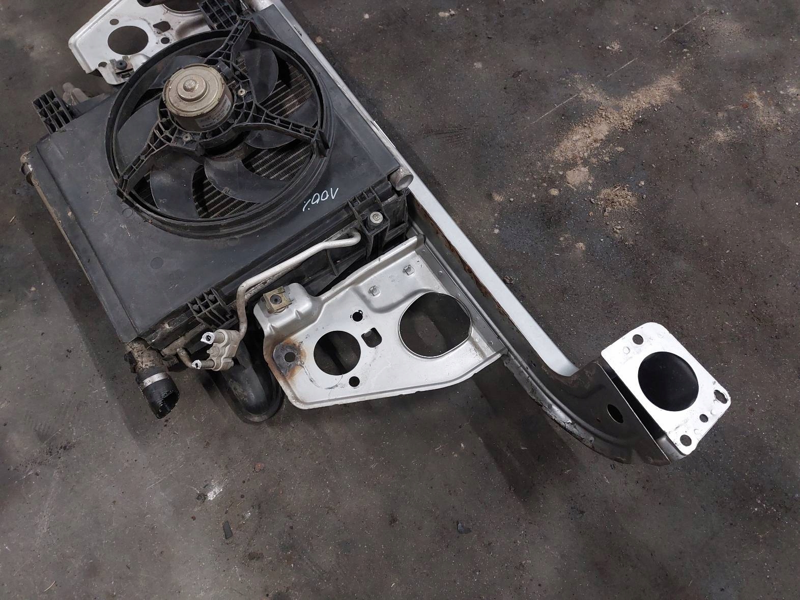 support panel for radiators pillar iron + KOMPLET of radiators SMART FORTWO and