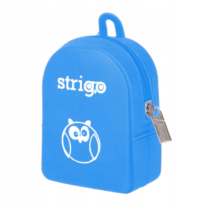 Portfelik silikonowy STRIGO niebieski portfel plecaczek
