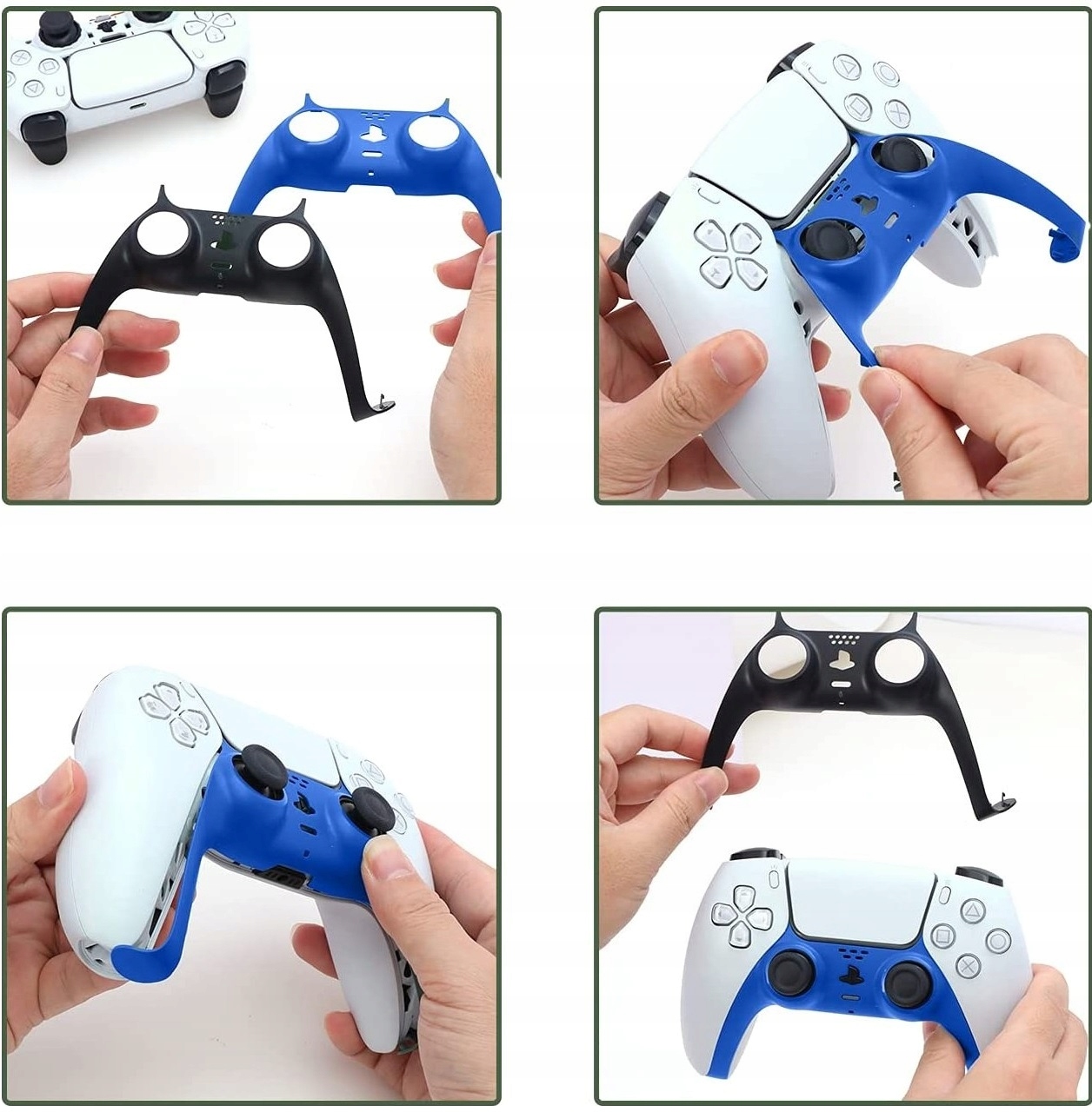 CIEMNONIEBIESKI PRZEDNI PANEL WSTAWKA DEKOR OBUDOWY PADA PS5 PLAYSTATION 5 Kolor niebieski