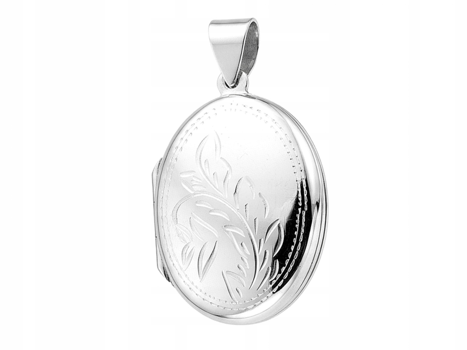 Stříbrný přívěsek 925 Puzderko s ozdobným Listem, elegantní design pro maminku