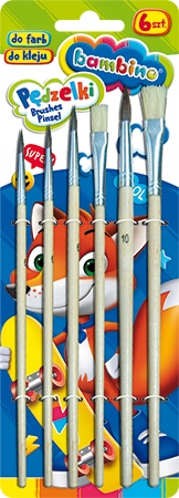 

Pędzelki Bambino 6 szt