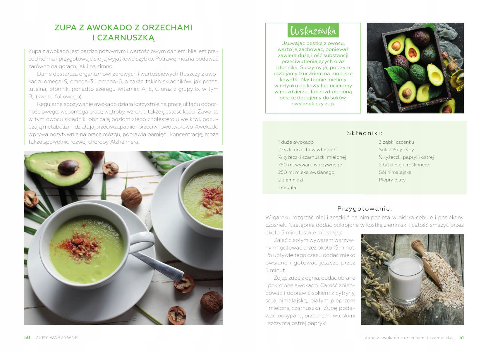 ZUPY WEGAŃSKIE PORADNIK PRZEPISY 90 PRZEPISÓW NIE TYLKO DLA WEGAN Wydawnictwo SBM