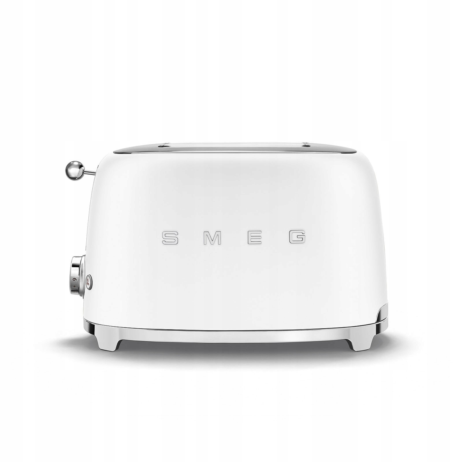 Toster na 2 kromki biały matowy 50's Style Smeg