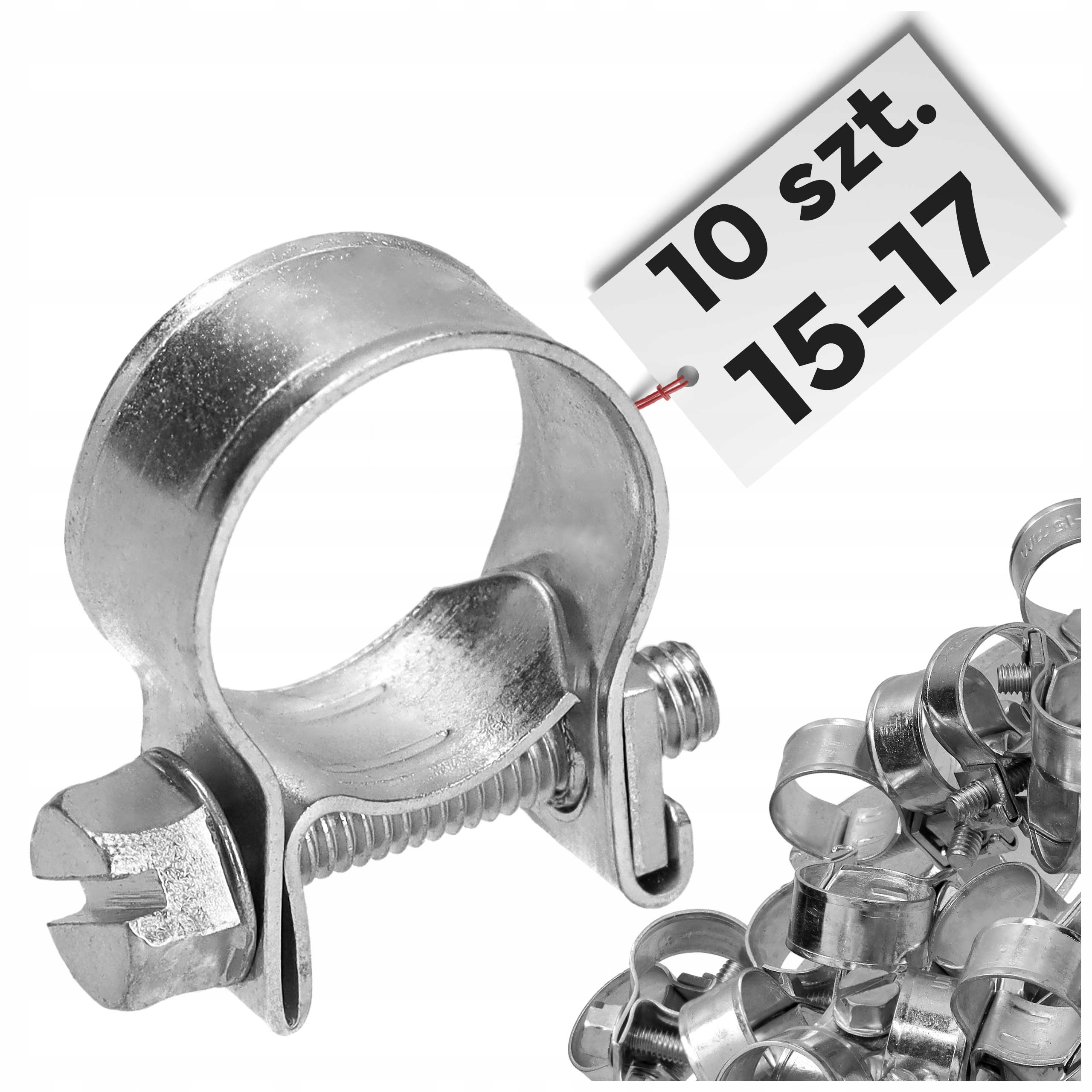 10 x Opaska zaciskowa W-1 15-17 Mini 15 17 mm