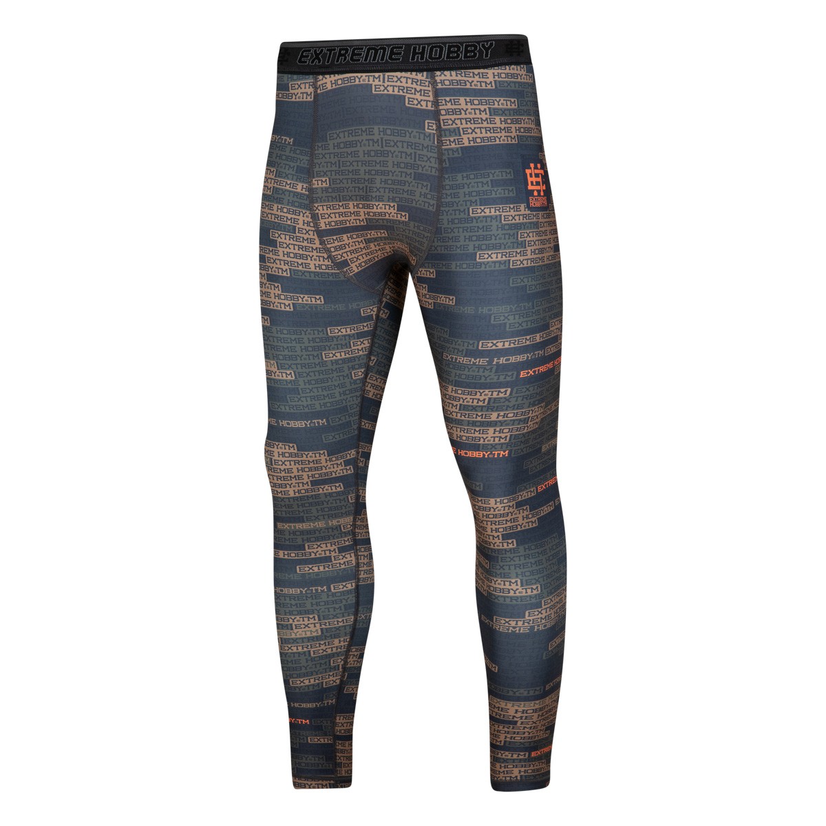Extreme Hobby Legginsy Treningowe Męskie Paracord Pomarańczowe S