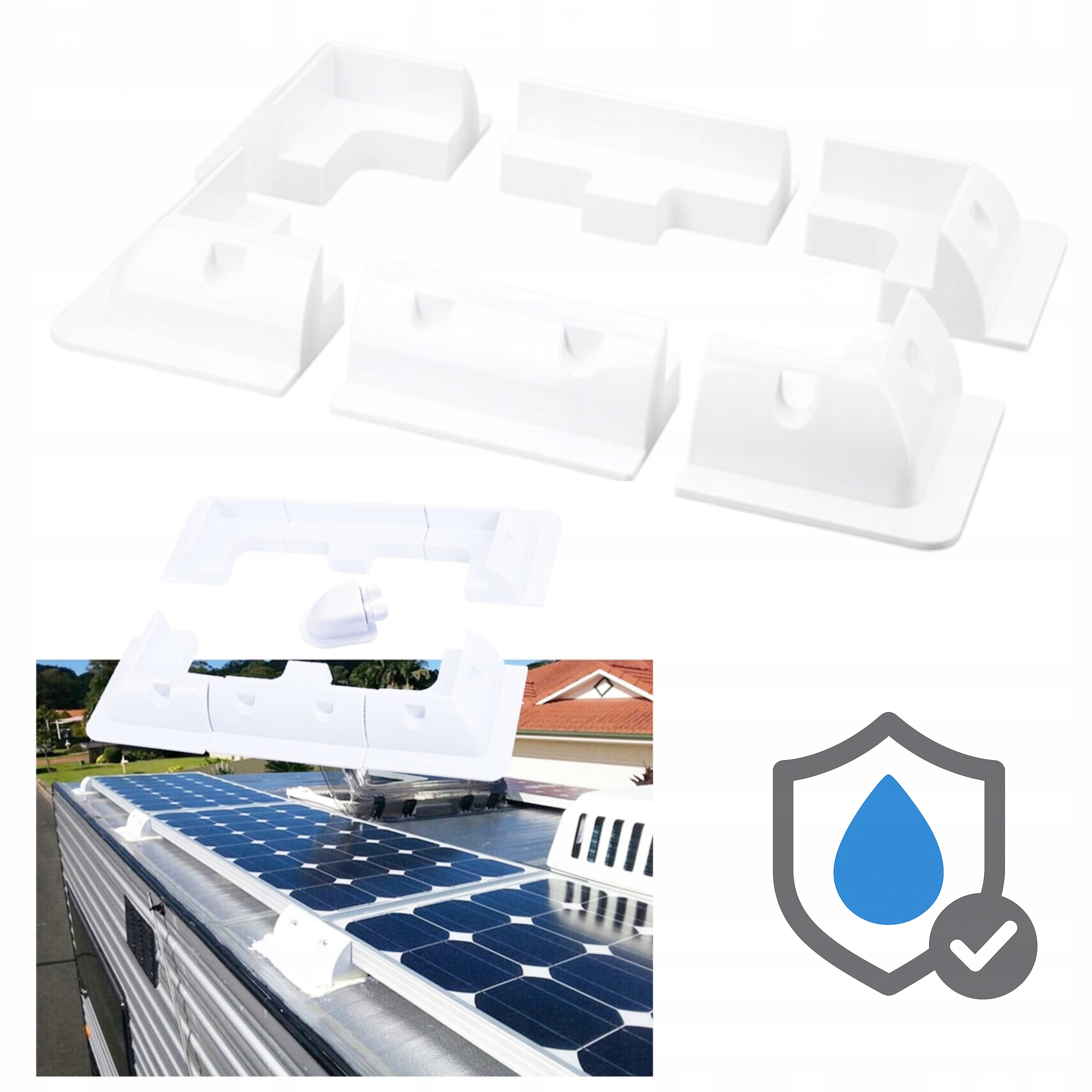 Střešní Držák Pro Solární Panely, Upevňovací Modul, Konzola Pro Obytný Vůz