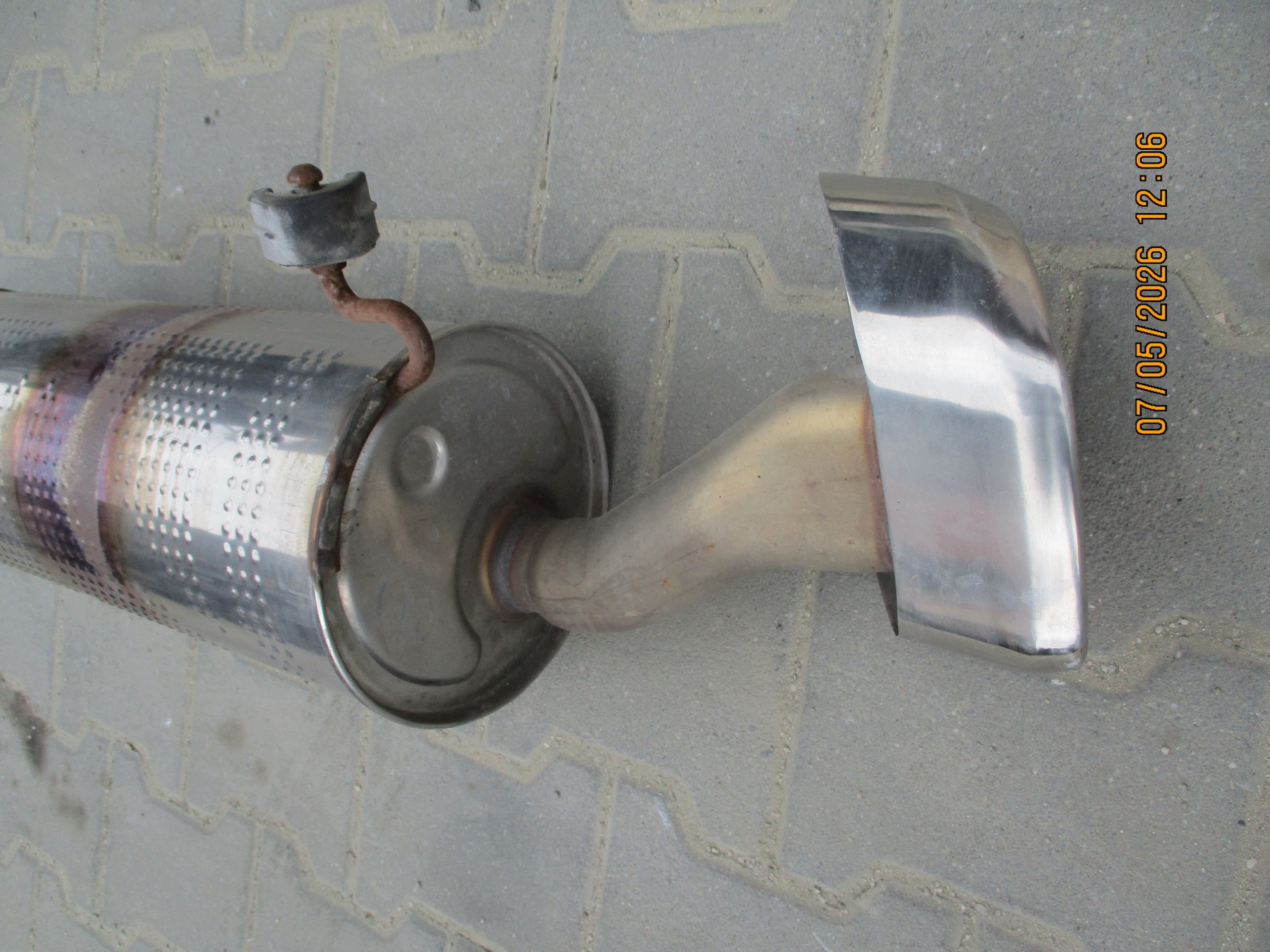 muffler, exhaust FORD PUMA MK2 166008X