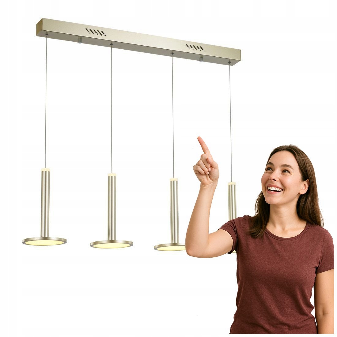 Závěsná lampa Oliver MD17033012-4B Gold Italux