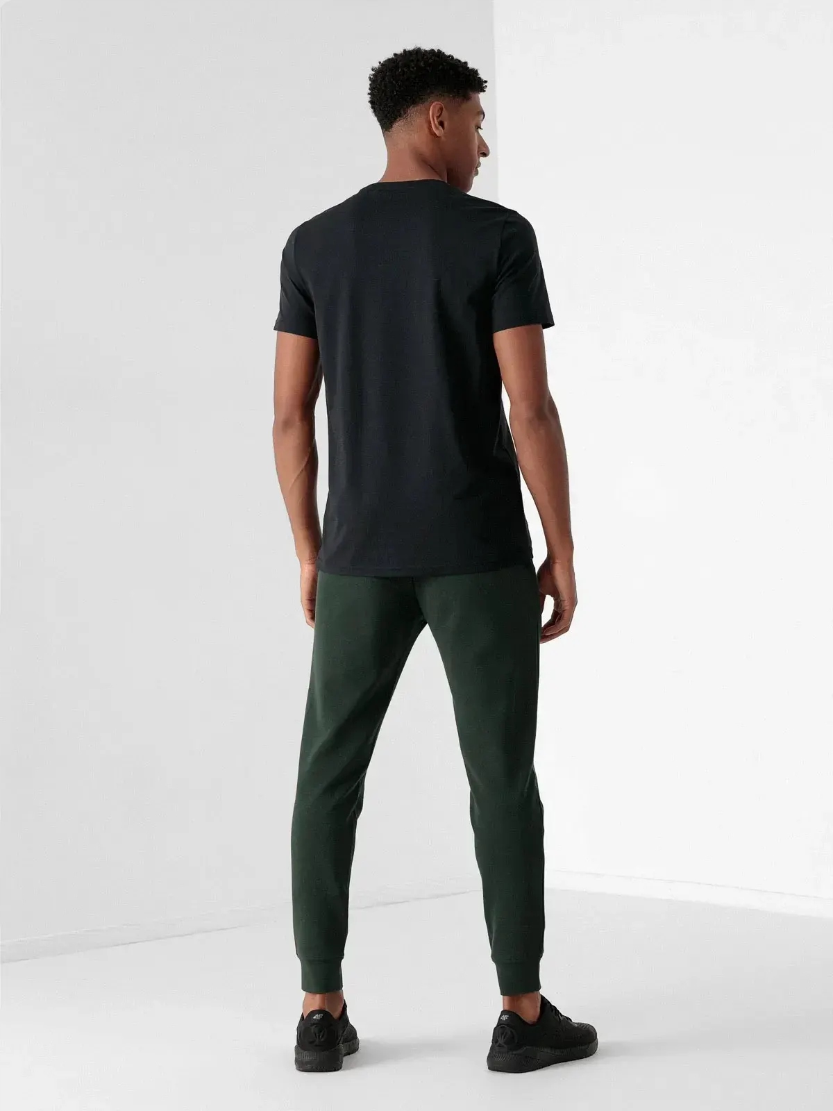 KOSZULKA MĘSKA 4F T-SHIRT BAWEŁNIANY PODKOSZULEK SPORTOWY LIMITOWANA Odcień granatowy