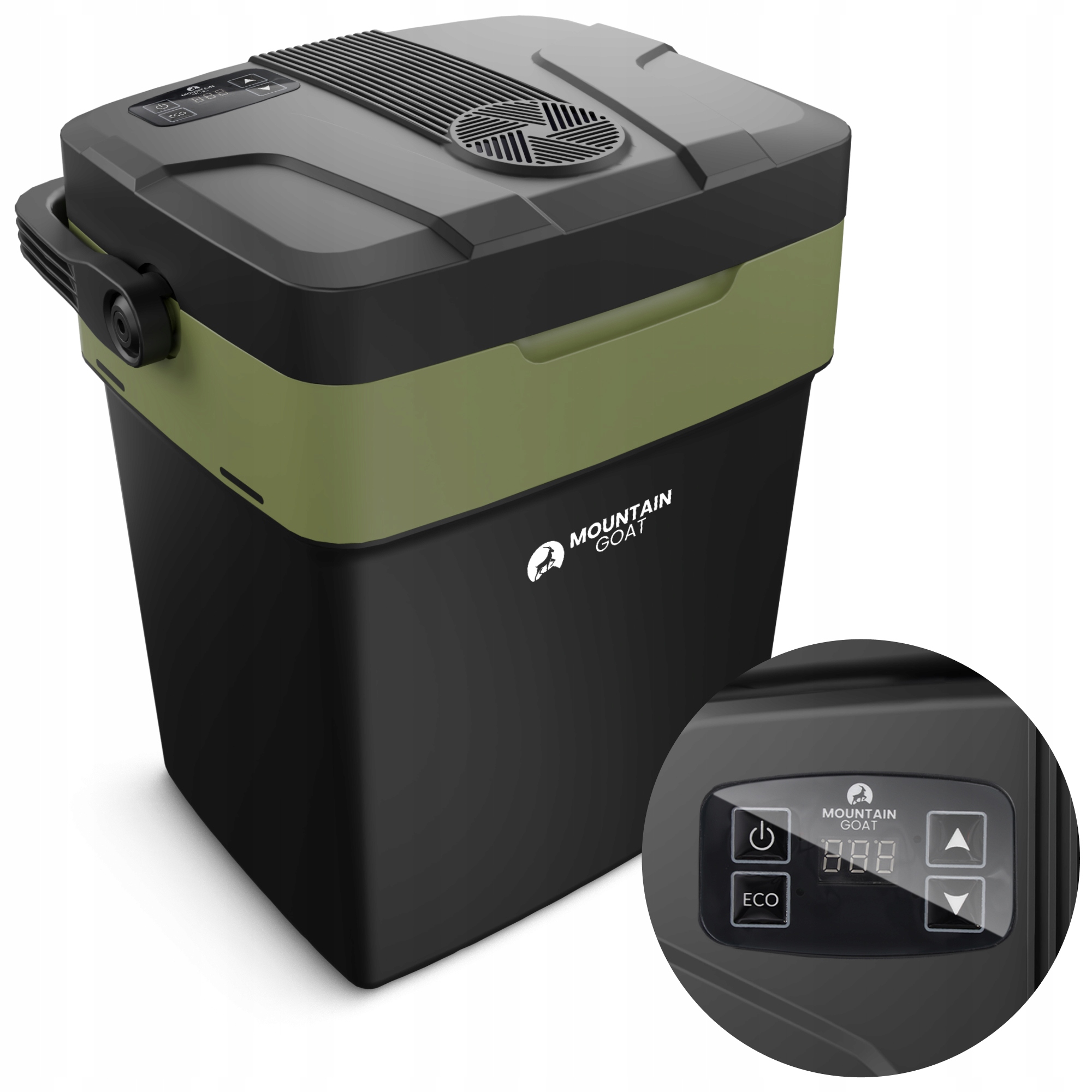 Lodówka Turystyczna Elektryczna Samochodowa Podróżna Przenośna Grzanie 29 L