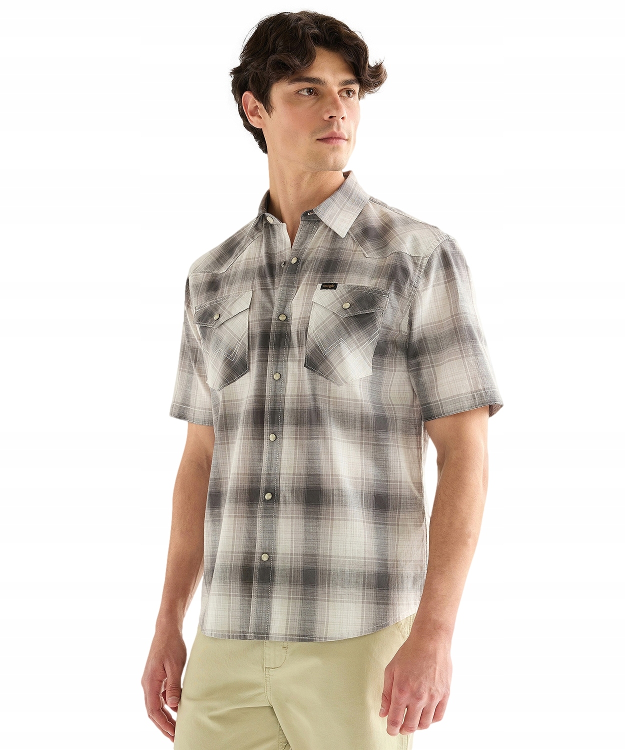 Košile Wrangler Ss Western Shirt 112378499 Magnet L