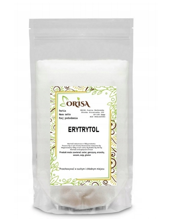 Erytrytol Naturalny słodzik 5KG niskokaloryczny zamiennik cukru erytrol