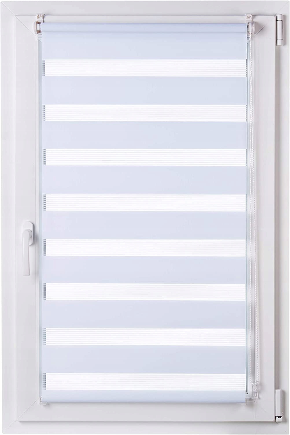 Roleta dzień i noc Amazon Basics 66x150 cm biała Kod producenta TEX-177013-10