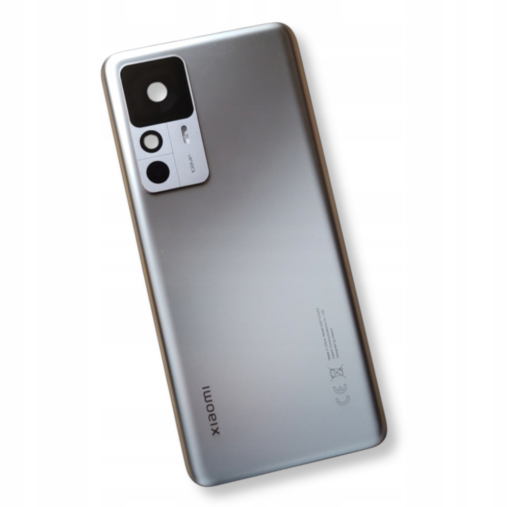 Oryg. Klapka Baterii Tylna Obudowa Xiaomi 12T Silver