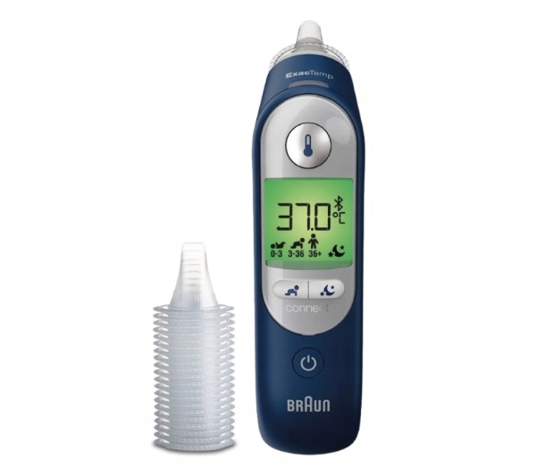 Termometr do ucha Braun IRT6575 Niebieski Wymienne kapturki