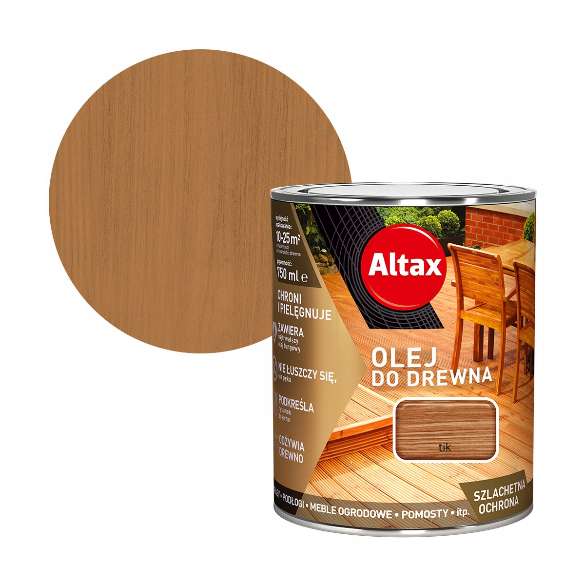 

Altax Olej Do Drewna 0,75L Tik