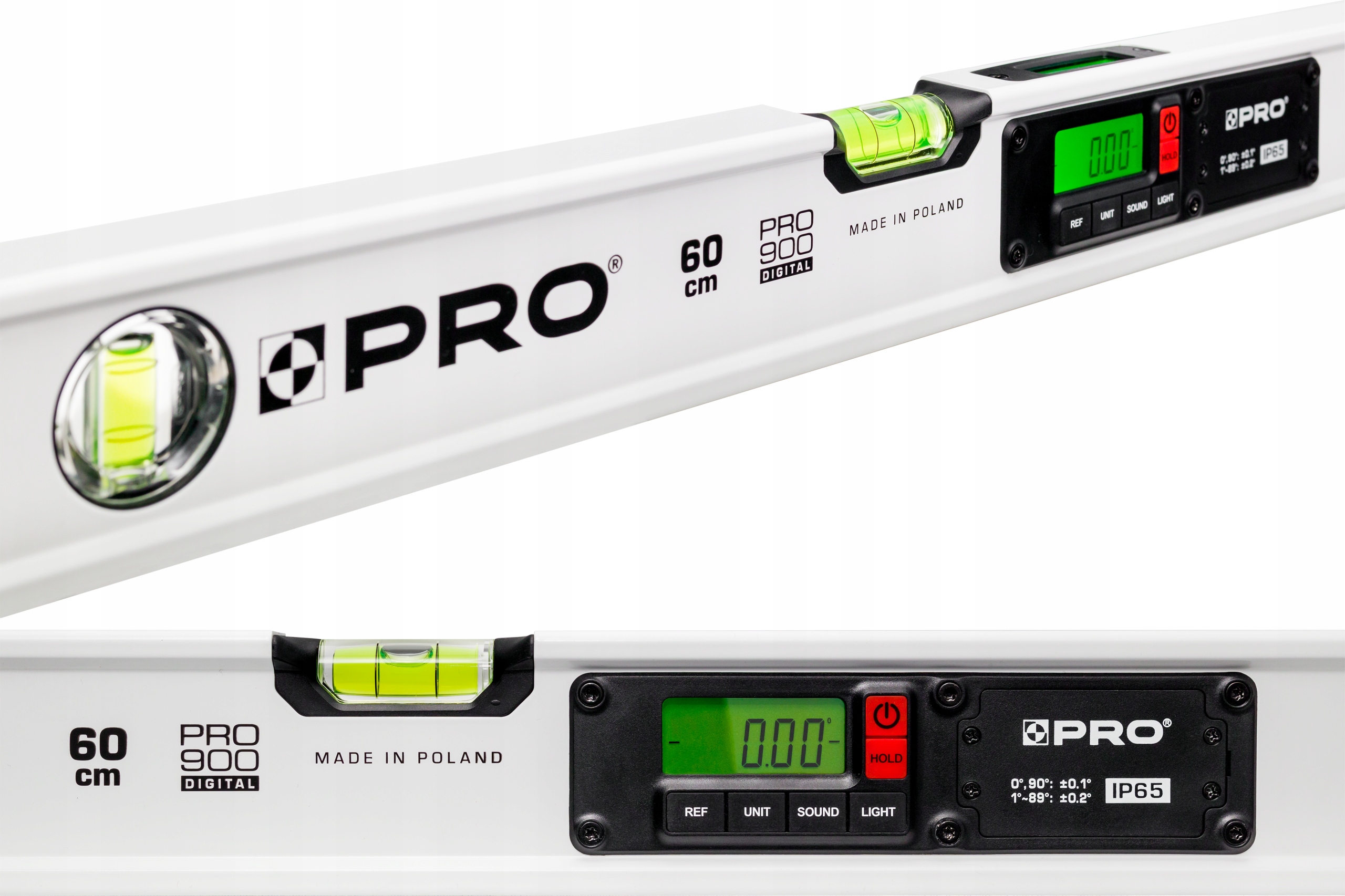 

Poziomica Elektroniczna 60cm Z Magnesami Pro 900