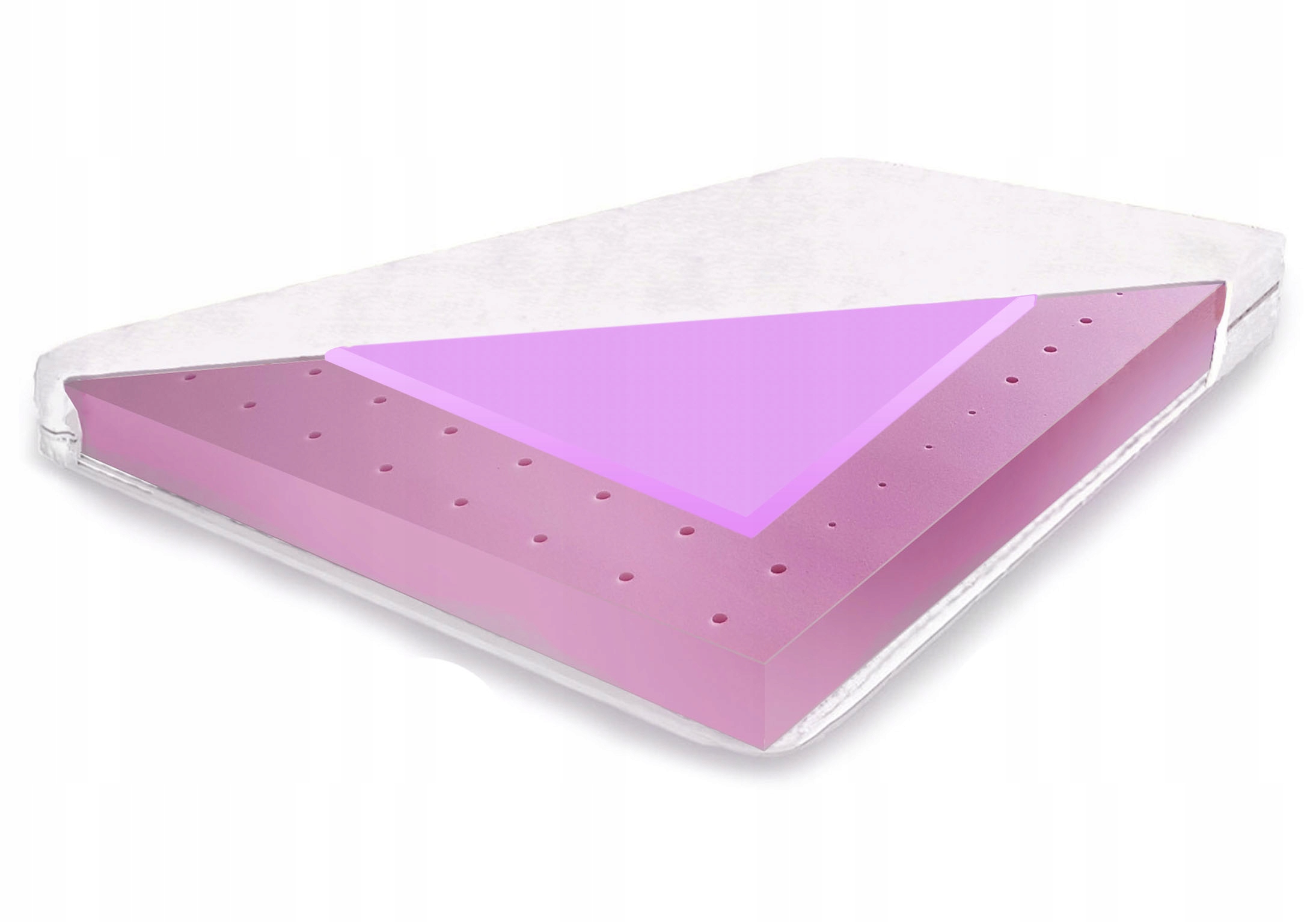 Matrace 120x160 pěnová Hr vysoce elastická 14 cm prodyšná a prodyšná