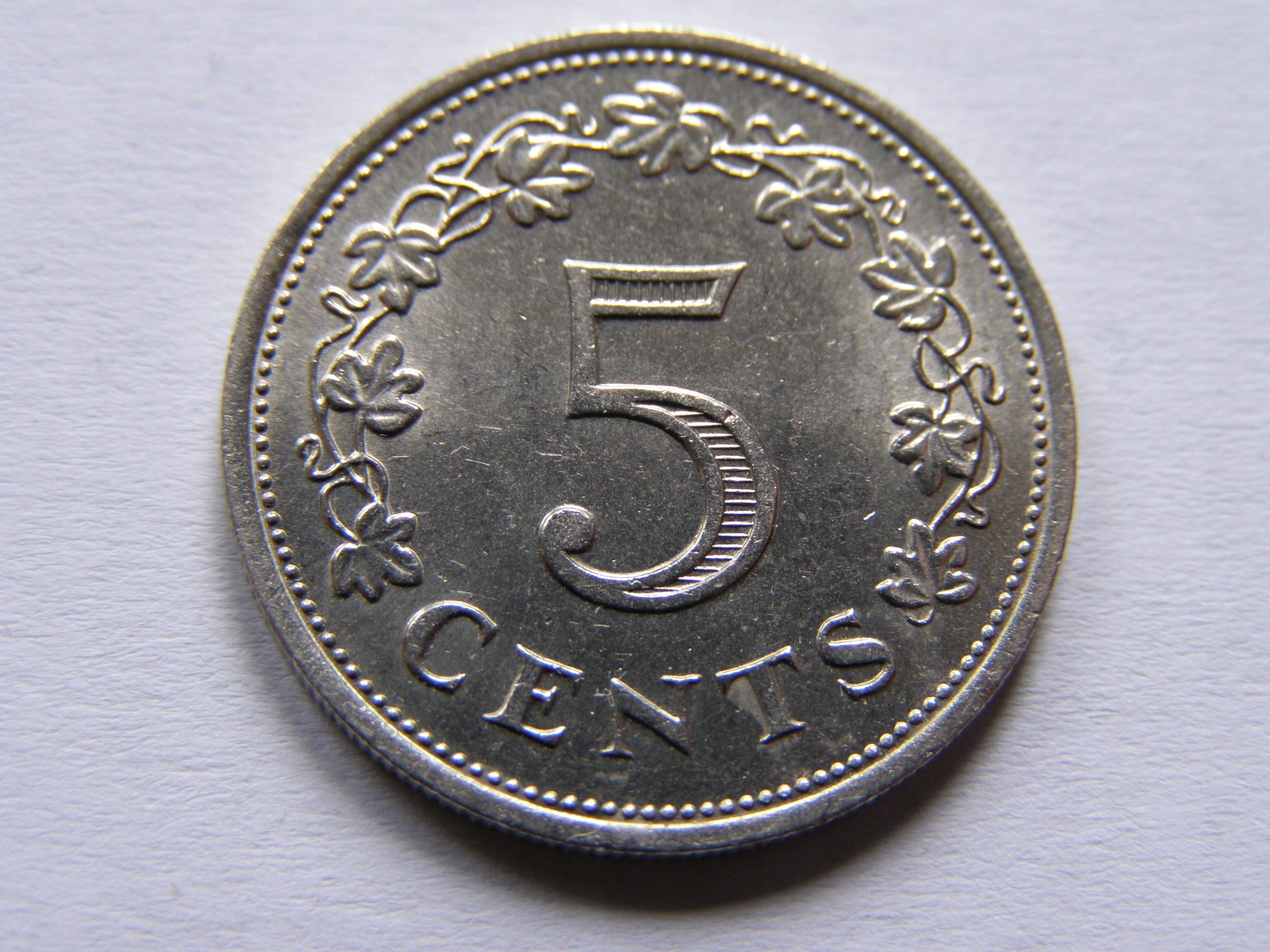 MALTA 5 CENTS 1976 ROK !!!!!!!!!!!!!!!!!!!!!! 1787