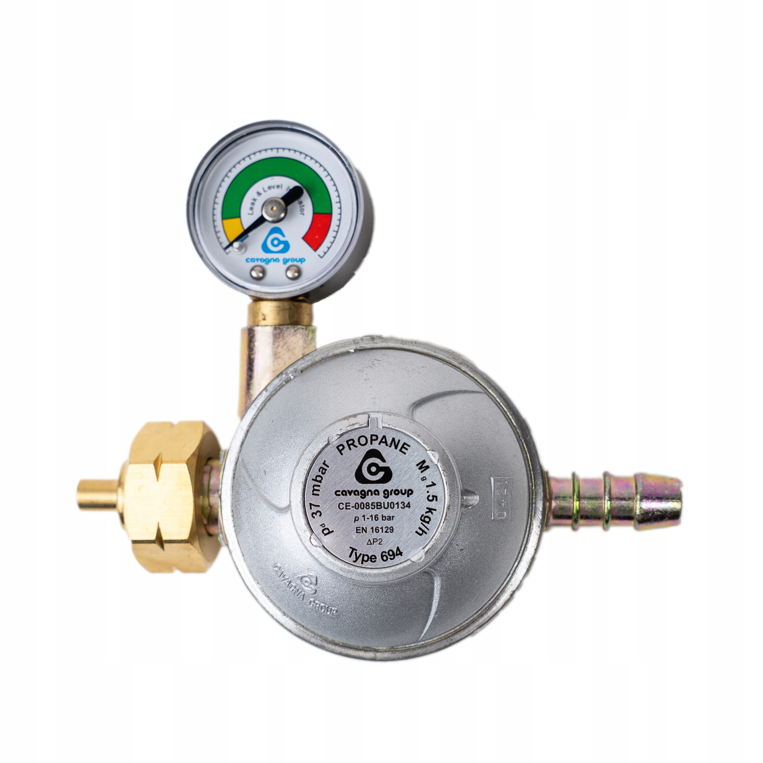 

Reduktor gazu z manometrem do butli 37 mbar 11kg