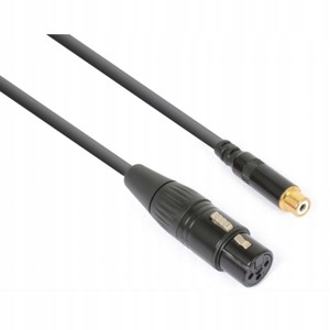 

Kabel Sygnałowy Xlr żeń.- Rca żeń. 15 cm
