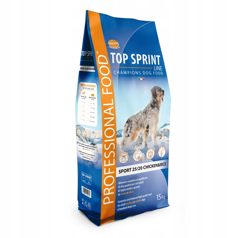 Levně Top Sprint Sport Chicken &amp; Rice 15 kg