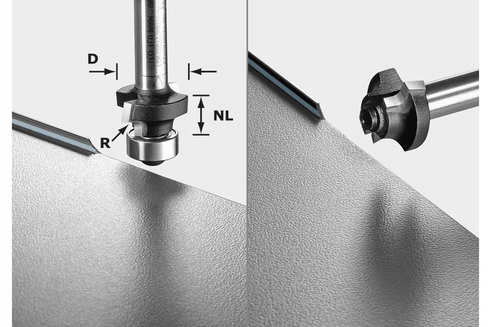 Frez do zaokrągleń S8 HW R3 D22-KL OFK (499797)