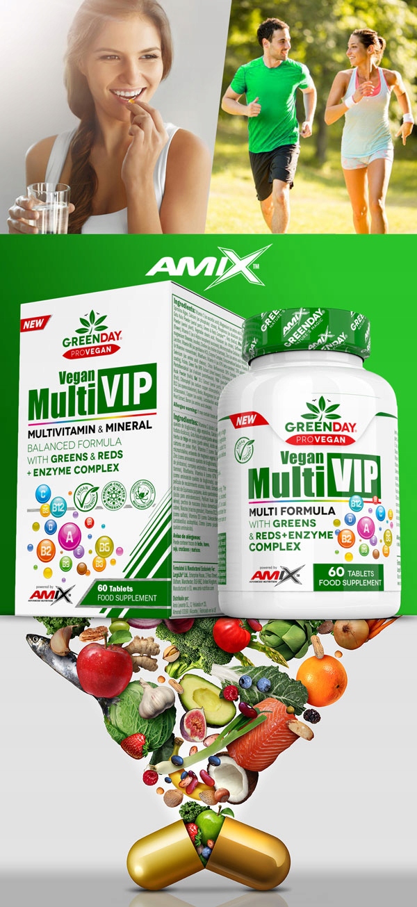 NATURALNE WITAMINY WEGAŃSKIE dla wegan wegetarian Warzywa owoce superfoods Postać tabletki