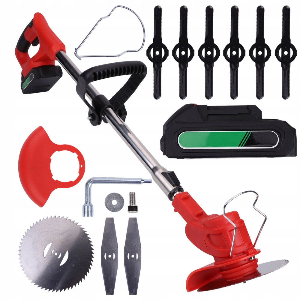 Akumulátorový vyžínač Křovinořez 650W 21V pro stříhání keřů a plevelů