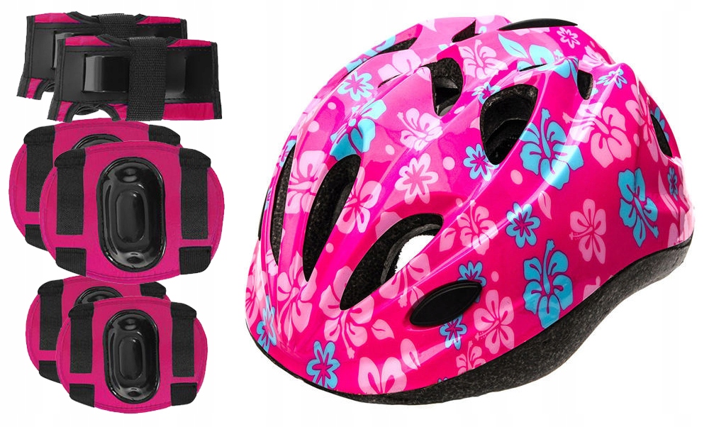 Шлем + роликовые защитные велосипед размер S 48-52