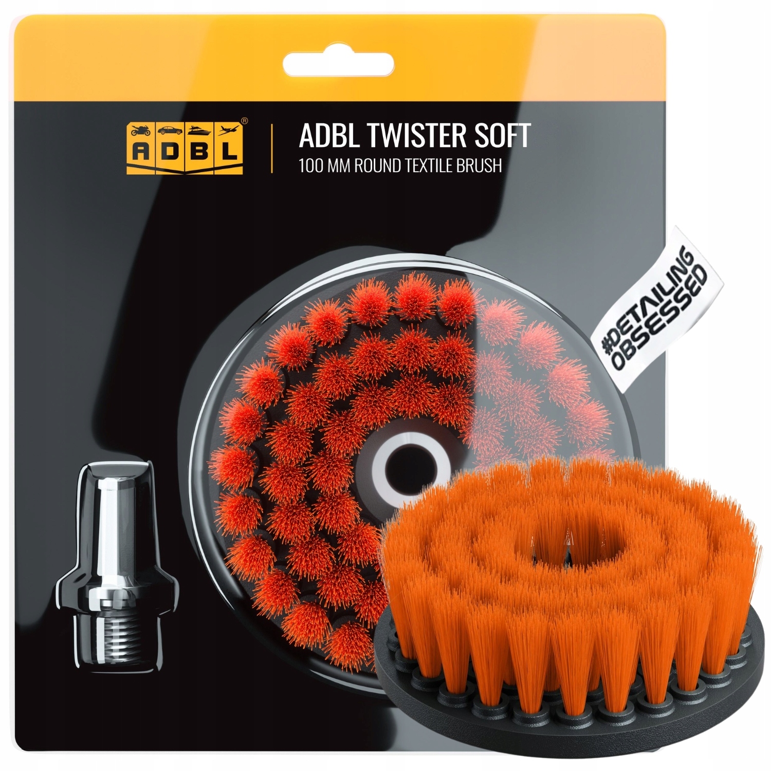 

Adbl Twister Soft 100mm szczotka do tapicerki
