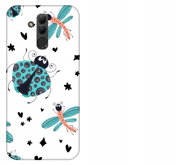 

Etui pokrowiec Huawei Mate 20 Lite Owady ważki żuk