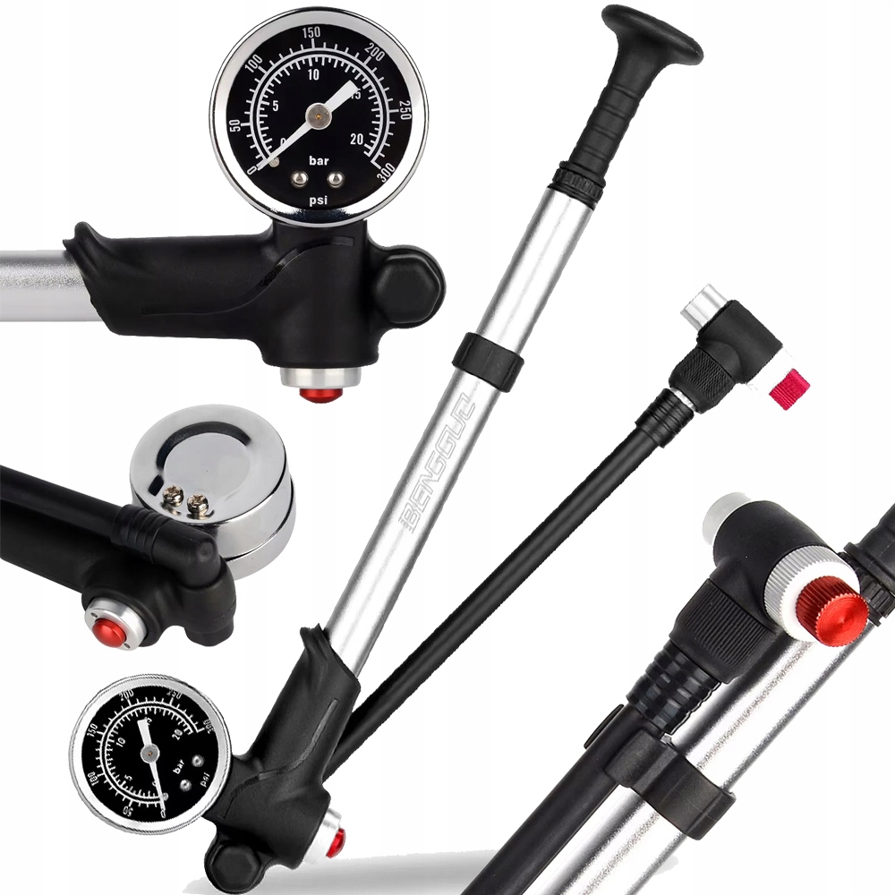 Pompka ręczna do amortyzatorów do amortyzatora manometr AV