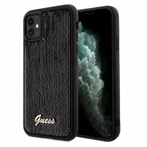 Etui Guess Sequin Script Metal do Apple IPhone 11 Xr