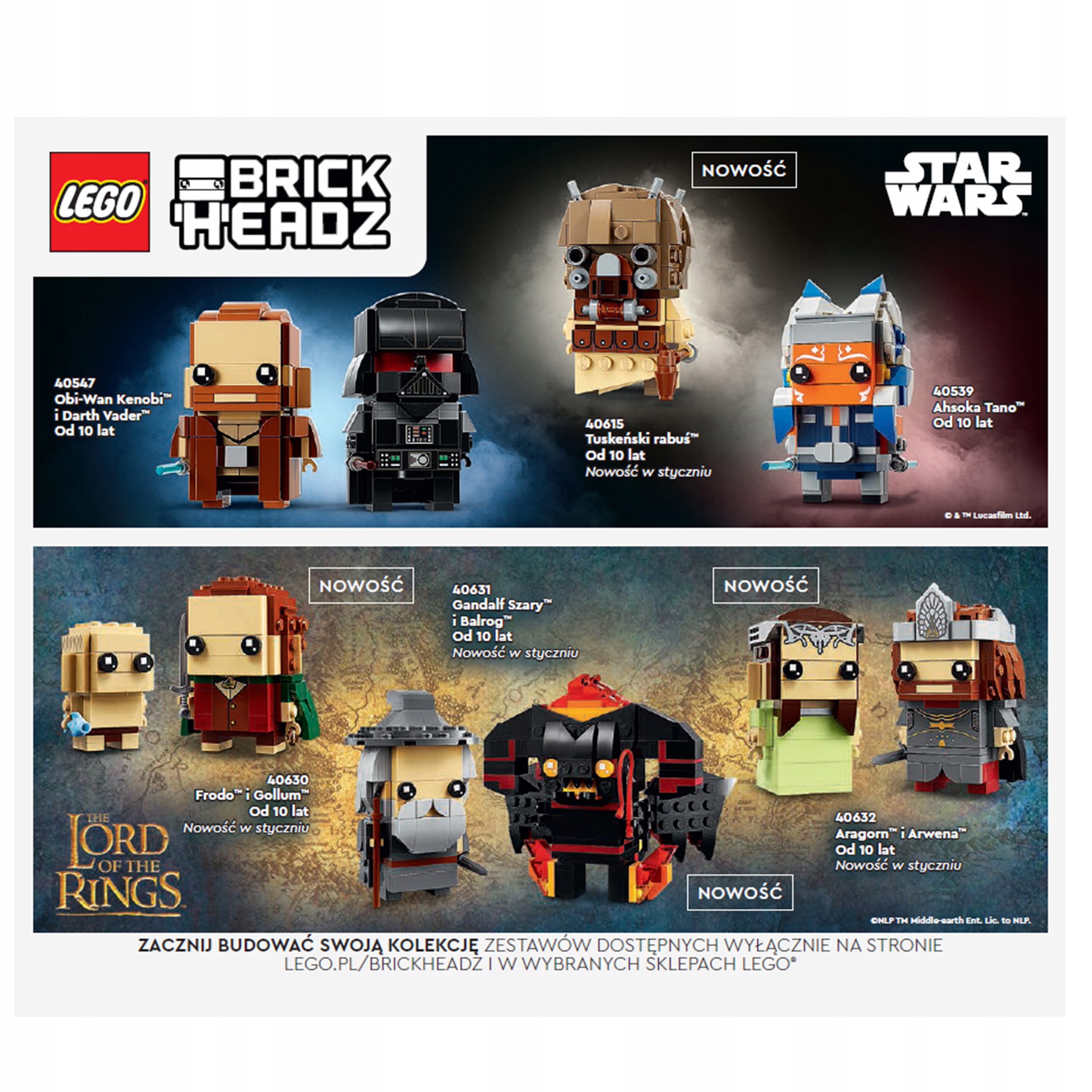 Katalog LEGO 2023 STYCZEŃ CZERWIEC Seria Inne