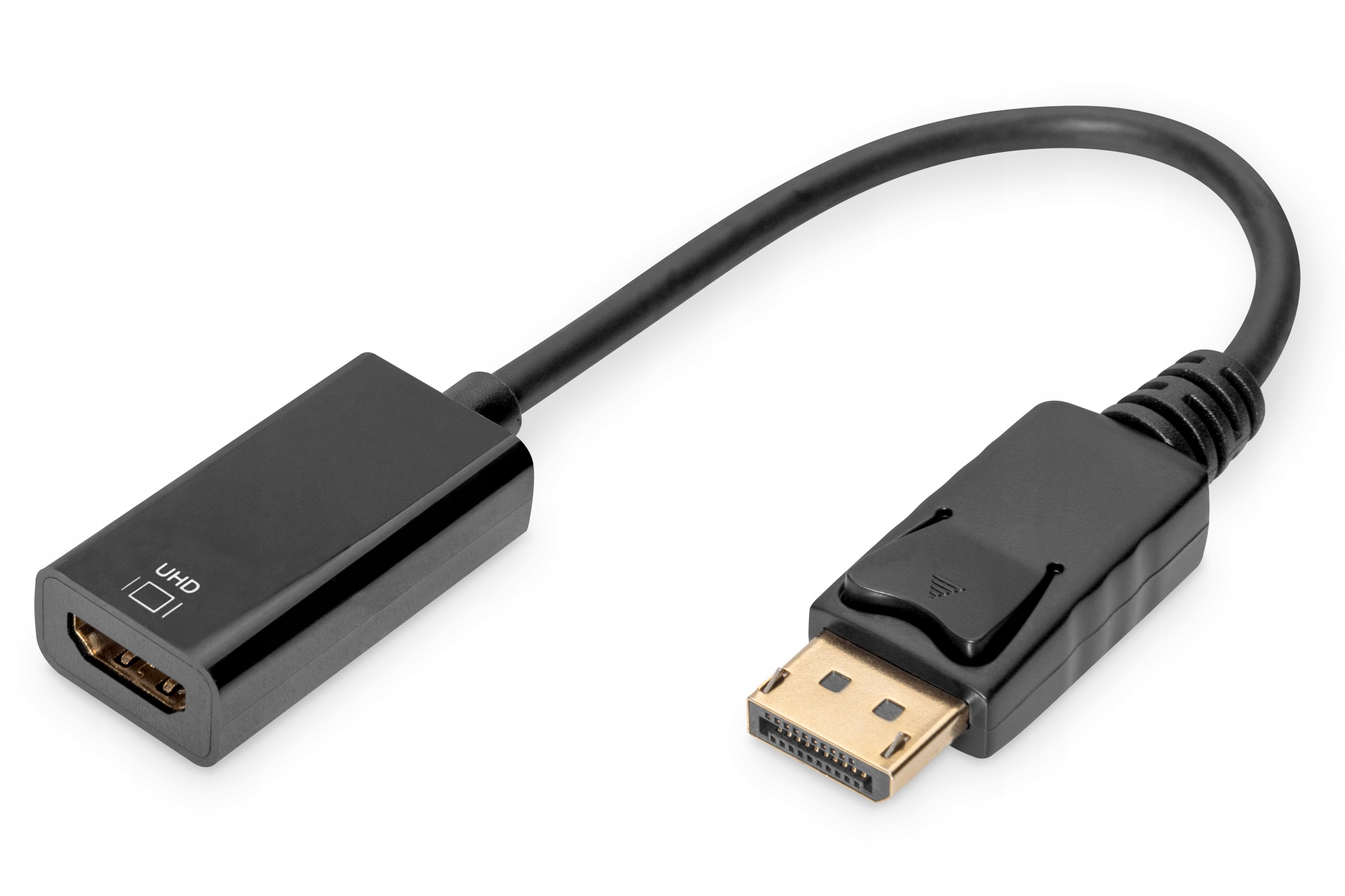 Digitus Konwerter DisplayPort na Hdmi 0.2 m 4K 30 Hz