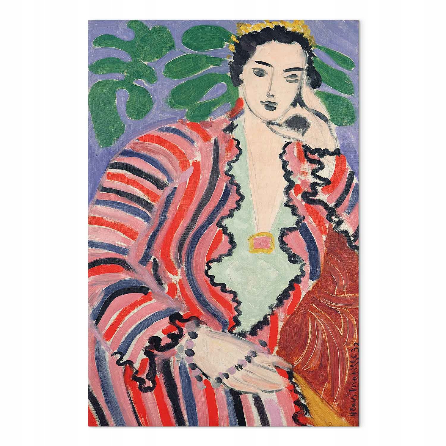 Obraz na plátně canvas Henri Matisse Elena Žena s drahokamem 80x120 cm