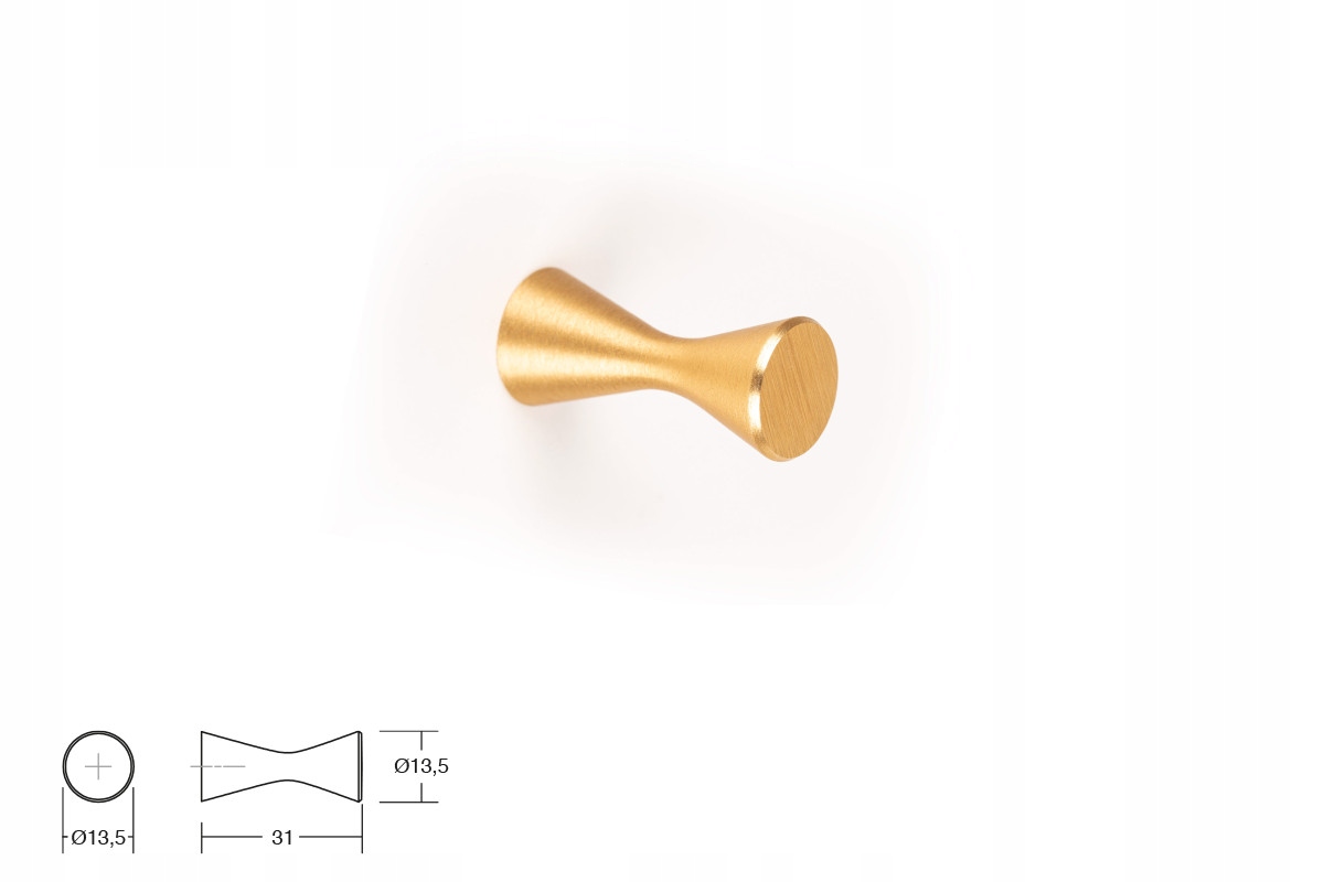 

Uchwyt gałka meblowa Viefe 0497 Diabolo FI14 złoty