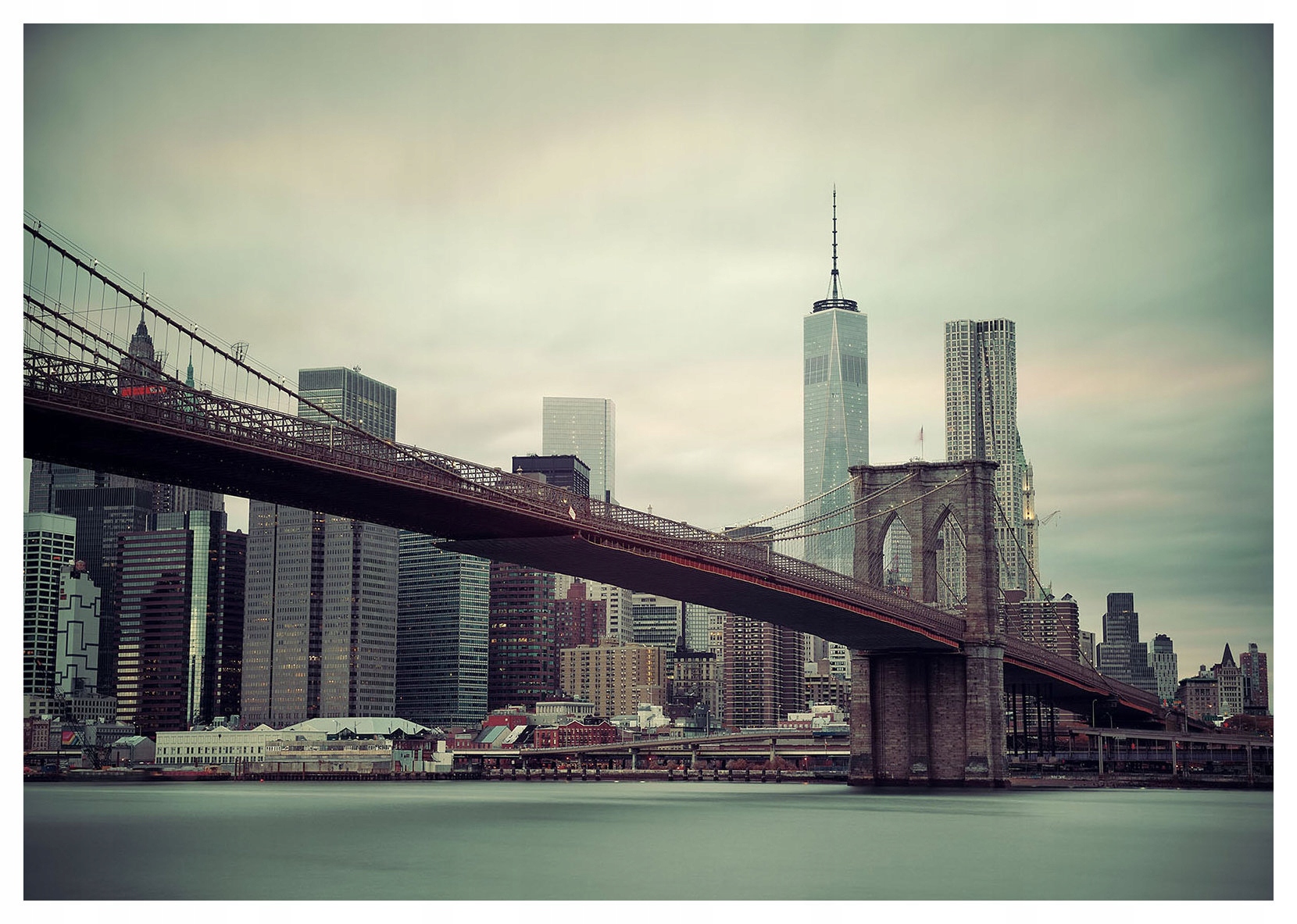 Vliesová fototapeta Brooklynský most New York Manhattan 416x290 lepidlo