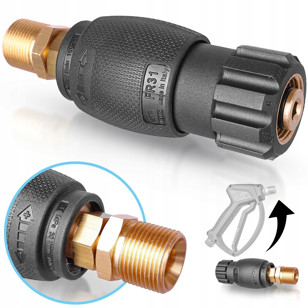 Regulátor Tlaku Mtm FR31 Pro Čistič Karcher Hd Hds M22 Servo-press 310 Bar