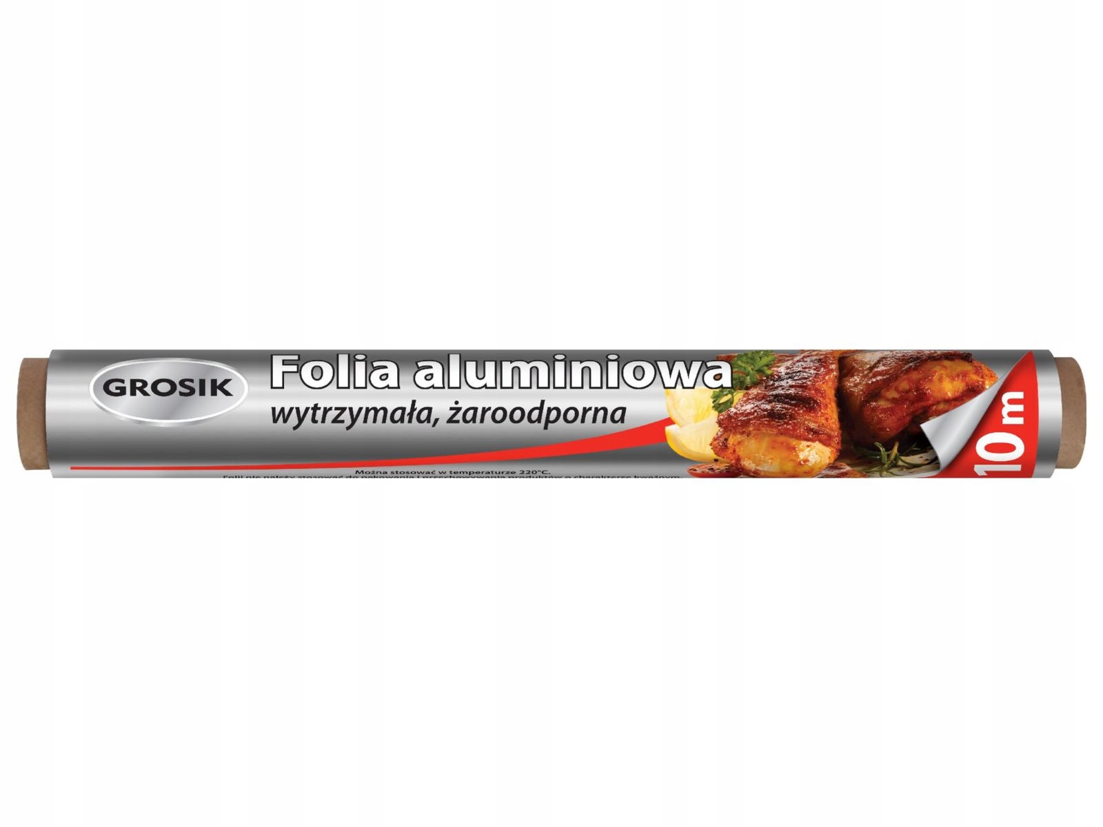 

Folia aluminiowa Grosik 10 m wkład