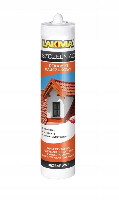 

Kauczukowy Uszczelniacz Dekarski Bezbarwny Lakma